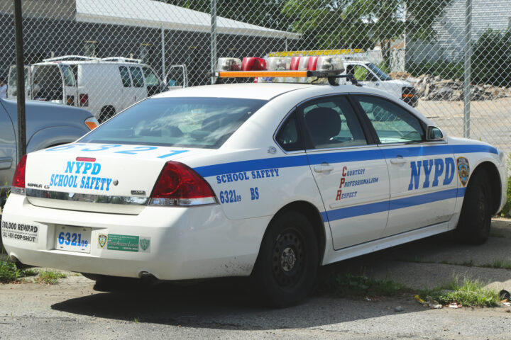 NYPD school safety car