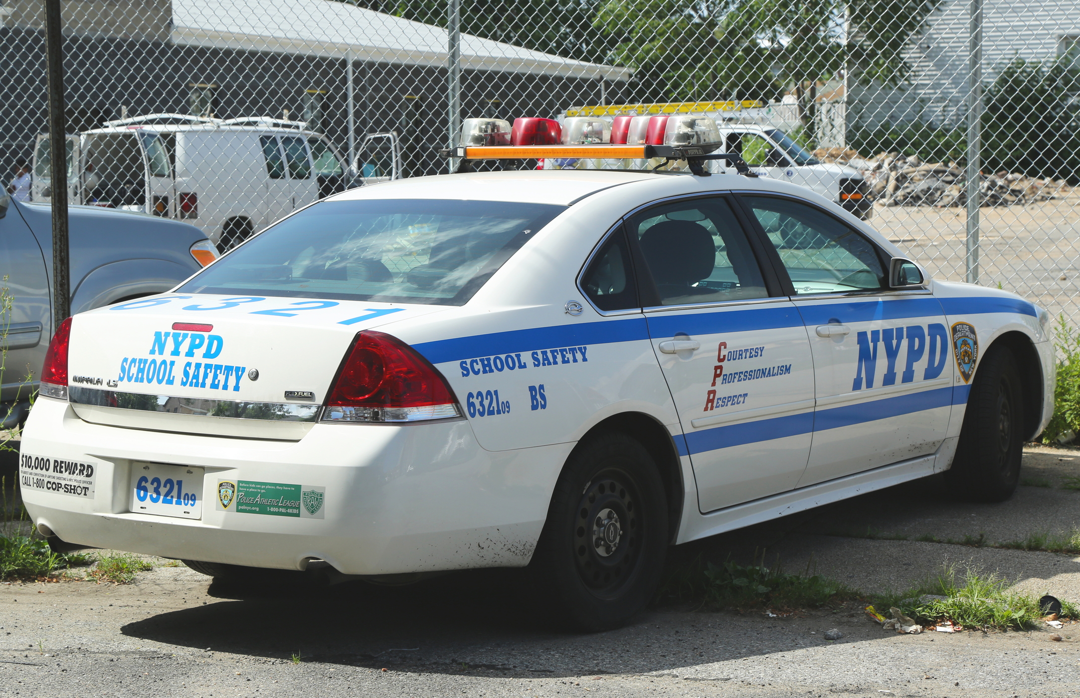 NYPD school safety car
