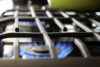 Gas stove.