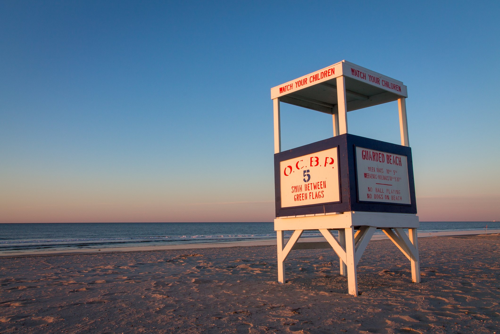 Ocean City Beach Patrol lifeguard stand, Ocean City, NJ - by Dave Pidgeon
