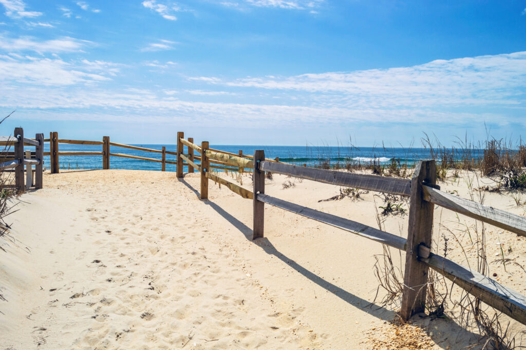 Access to Jersey Shore beach.