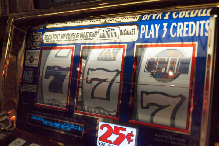 Lucky 7, the numbers on a slot machine were also the winning numbers in the recent NJ Lottery Pick 3 drawing