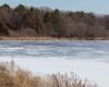 Ice fishing spot abandoned. File photo