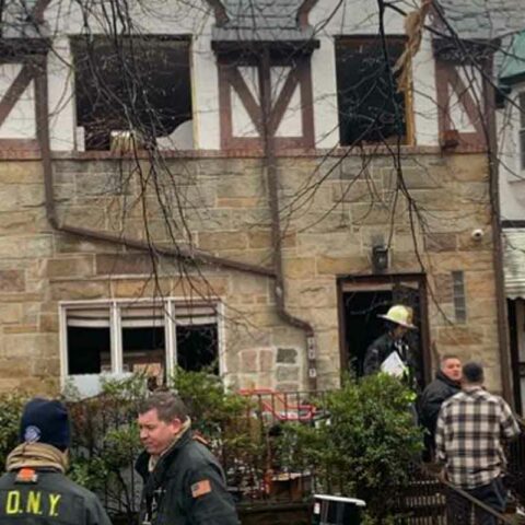 Eighteen children treated after fire at illegal queens basement day care center - photo licensed by shore news network.