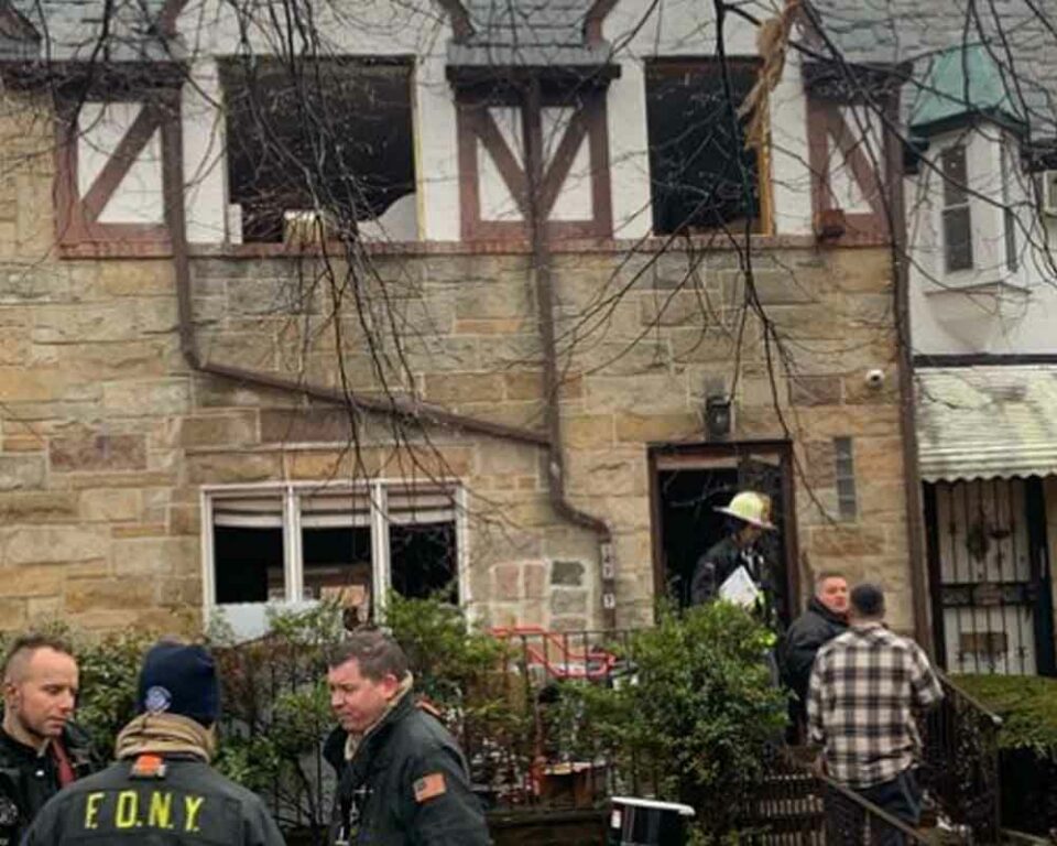 Eighteen children treated after fire at illegal Queens basement day care center