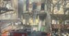 Firefighters at three-alarm fire in the bronx