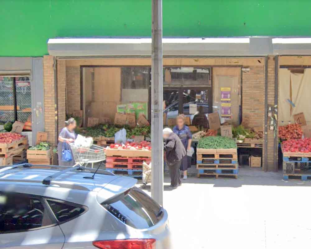 a Big Bazaar supermarket located at 100 Brighton Beach Avenue, Brooklyn