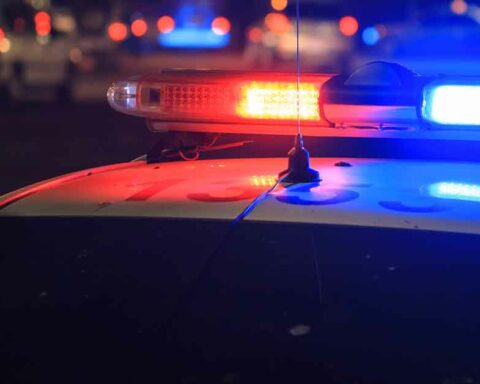 Police light, traffic safety officer - Stock Photo by Daniel Tadevosyan