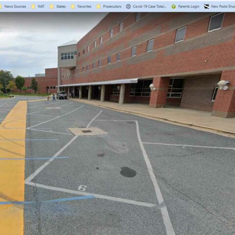 Police respond to reported gun during incident at high school in rockville - photo licensed by shore news network.