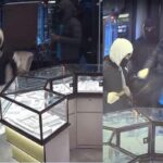 1/8/23, approx. 5PM, inside Facet Jewlery 99 7th Ave @NYPD78PCT Brooklyn. The suspects threatened a 59-yr-old victim while smashing the display cases and removing jewelry.