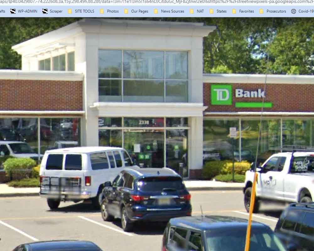 93-year-old man crashes car through Toms River bank lobby