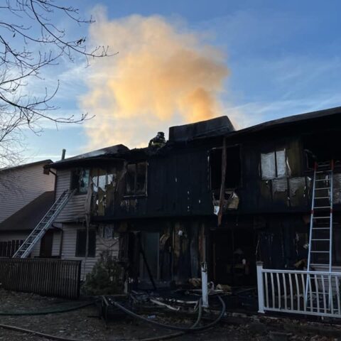 Howell firefighters battle morning blaze at the windmill club - photo licensed by shore news network.