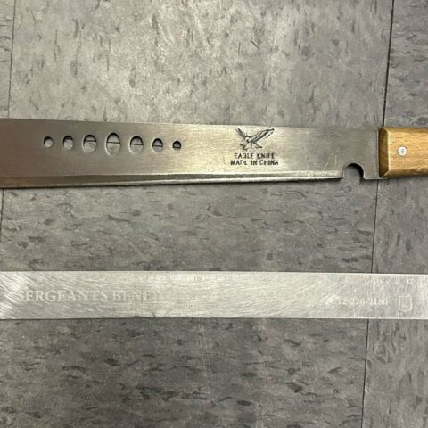 Nyc subway smoking investigation yields homemade spiked mace - photo licensed by shore news network.