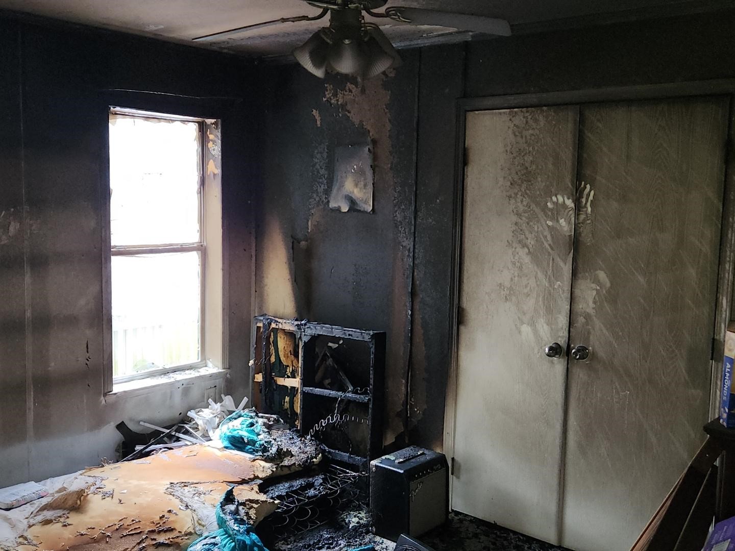 Fire damages home in Manchester