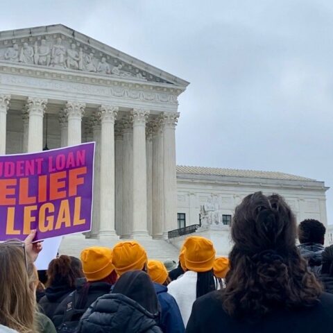 Scotus appears skeptical of biden student loan plan, but questions of standing dominate oral arguments - photo licensed by shore news network.