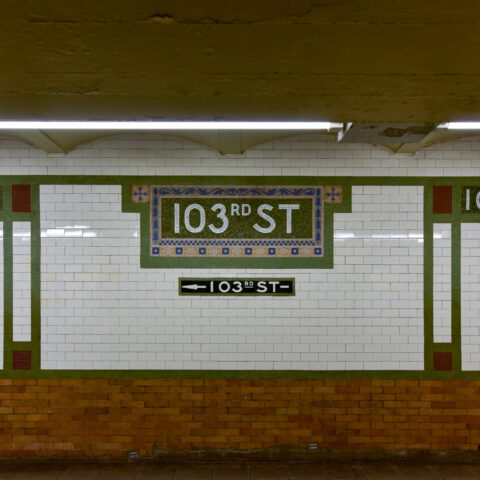 103rd street subway station - nyc