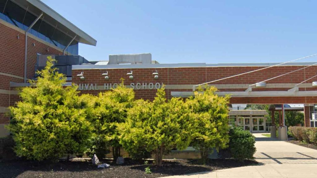 Gun found on 15-year-old DuVal High School Student