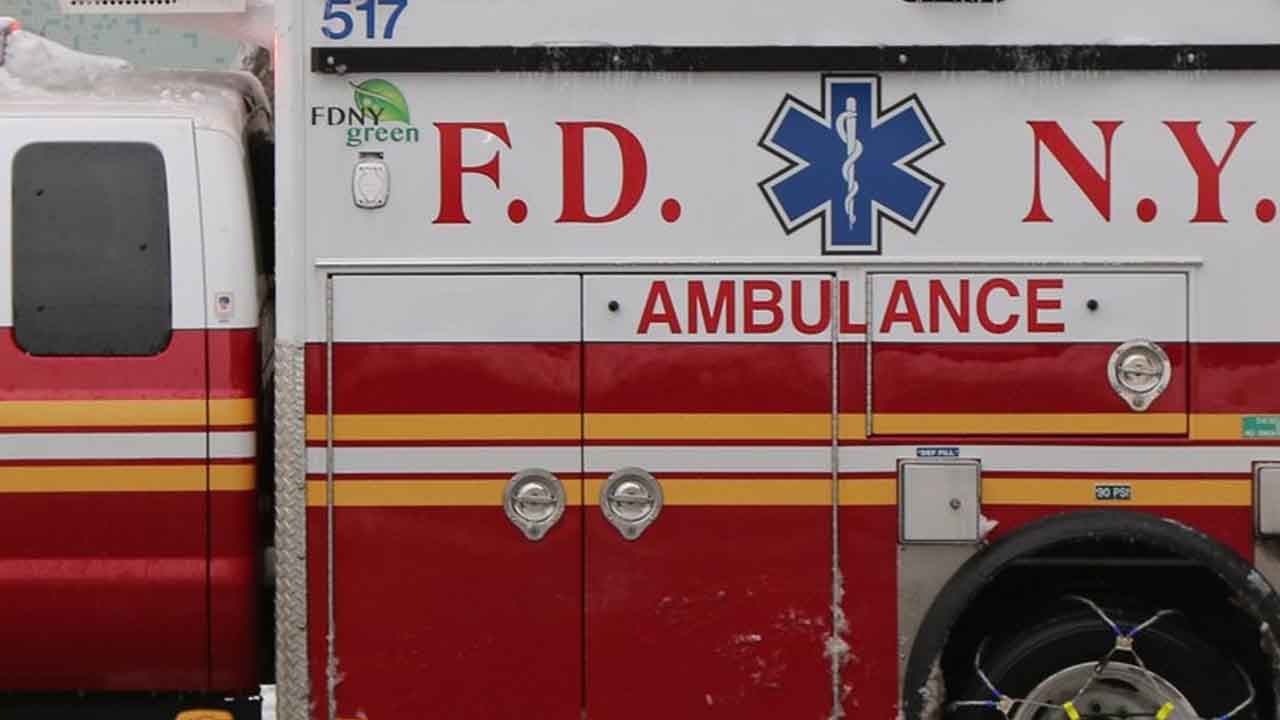 FDNY Ambulance on scene to provide medical assistance to victims.