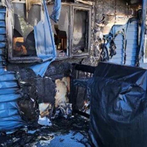 Two injured during house fire in manchester - photo licensed by shore news network.