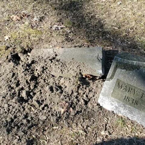 Police investigating after several gravestones were damaged in vineland - photo licensed by shore news network.