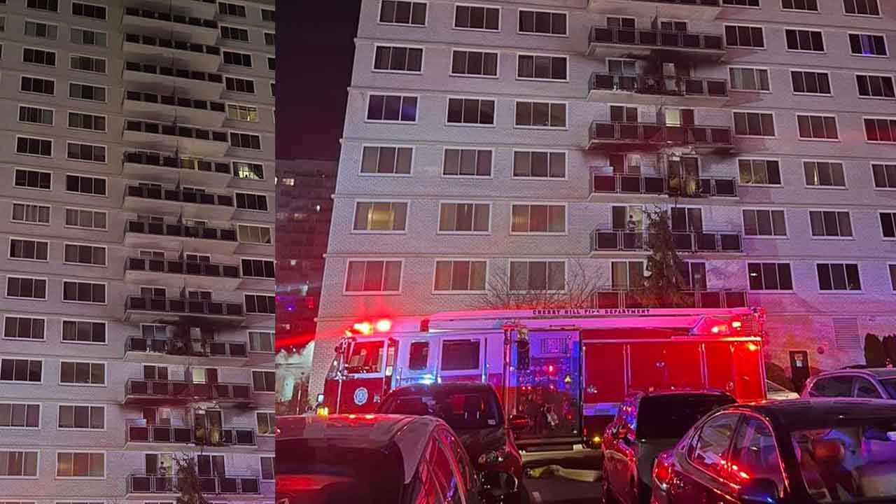 Fire Dept. says Cherry Hill hi-rise fire caused by discarded smoking materials