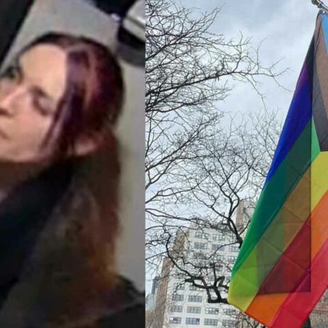 Nypd arrests woman who burned pride flag outside lower manhattan restaurant - photo licensed by shore news network.