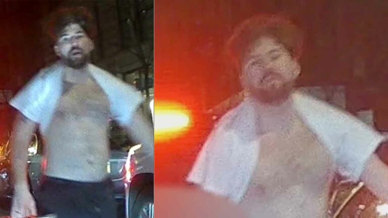 Man assaulted with booze bottle by drunken suspect in lower manhattan - photo licensed by shore news network.