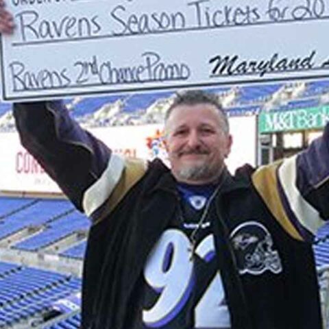 Ravens fan wins season tickets for 20 years in maryland lottery second-chance deal - photo licensed by shore news network.
