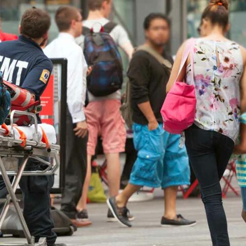Police investigating deadly times square shooting - photo licensed by shore news network.