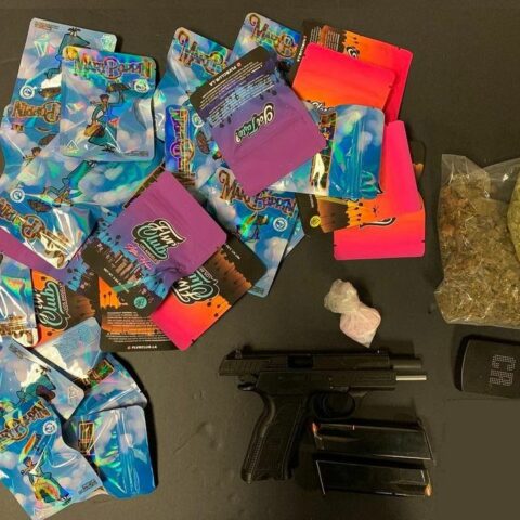 Traffic stop in laurel leads to seizure of 9mm handgun, drugs - photo licensed by shore news network.