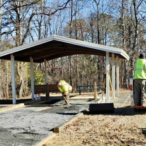Toms river senior center gets new bocce ball court - photo licensed by shore news network.