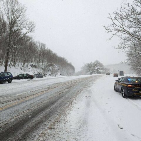 Route 6 cleared and re-opened in orange county - photo licensed by shore news network.