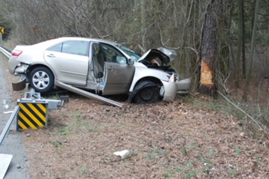 Two hospitalized in Manchester crash