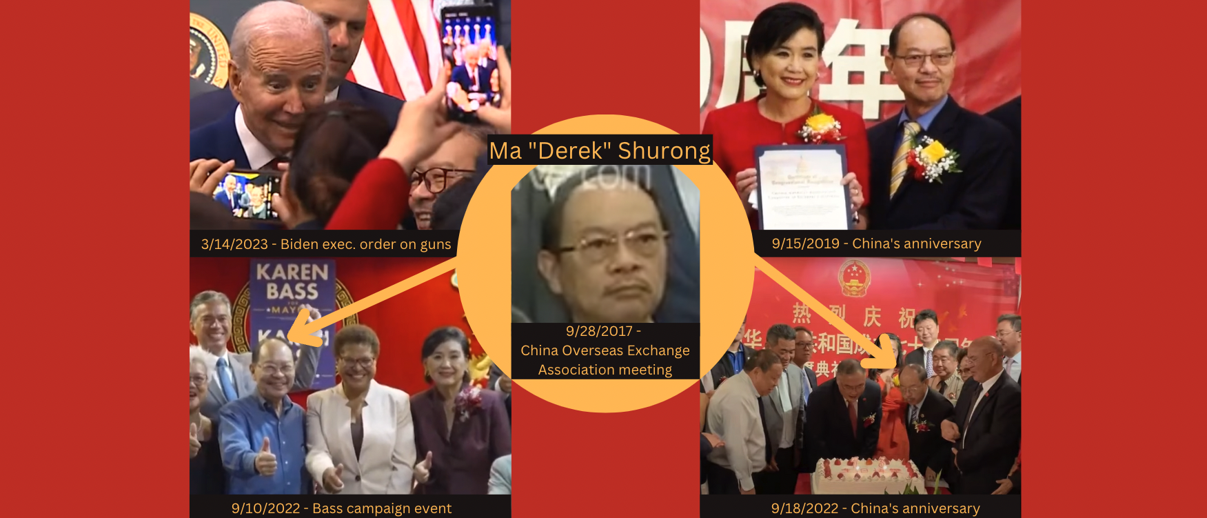 Biden Poses For Photo With Member Of Alleged Chinese Intel Front Group At Los Angeles Gun Control Rally