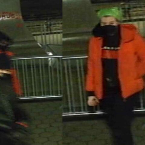 Vandalizing activists who defaced central park columbus statue sought by nypd - photo licensed by shore news network.