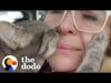 Clingy cat goes everywhere with mom | the dodo