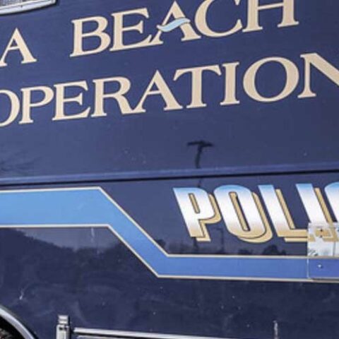 Man arrested for pointing stolen firearm at vehicles in virginia beach - photo licensed by shore news network.