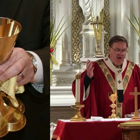 Catholic church in new jersey brings back wine offering after covid-19 hiatus - photo licensed by shore news network.