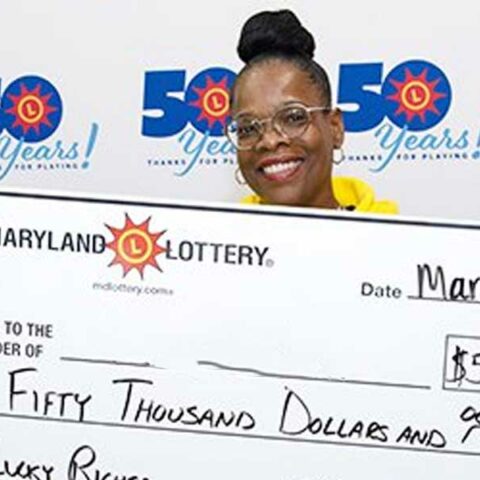 Baltimore woman wins $50k prize on lottery scratch-off ticket - photo licensed by shore news network.
