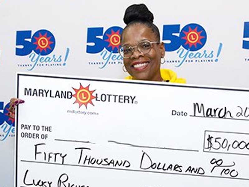 Baltimore woman wins $50k prize on lottery scratch-off ticket