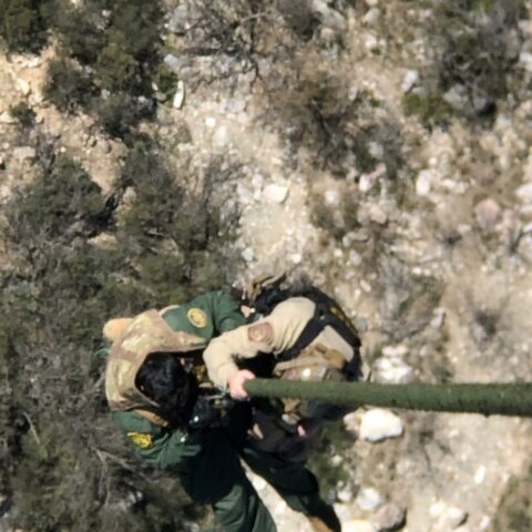 Tucson air branch aircrews conduct multiple law enforcement officer rescues on same day - photo licensed by shore news network.