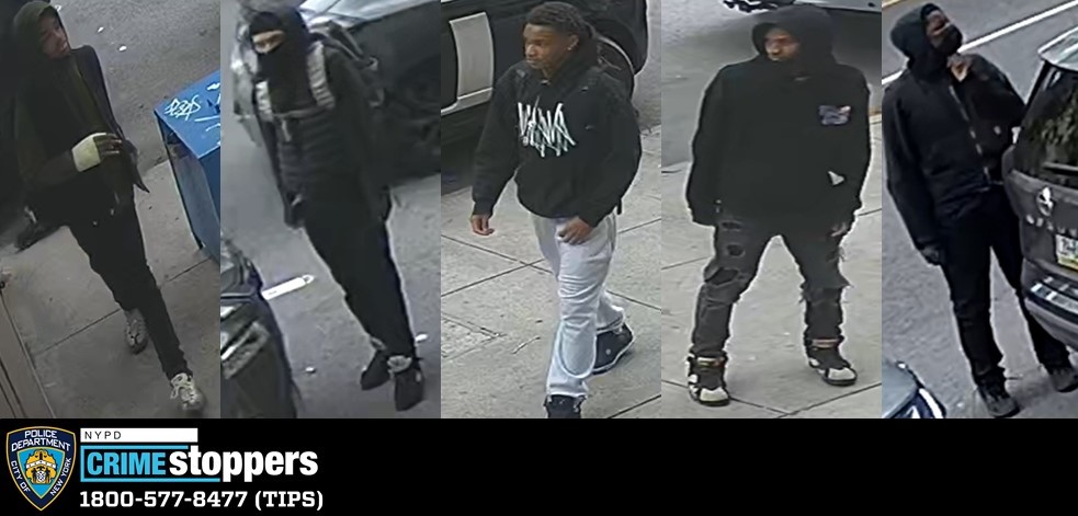 Five wanted for NYC newsstand robbery Five wanted for NYC newsstand robbery