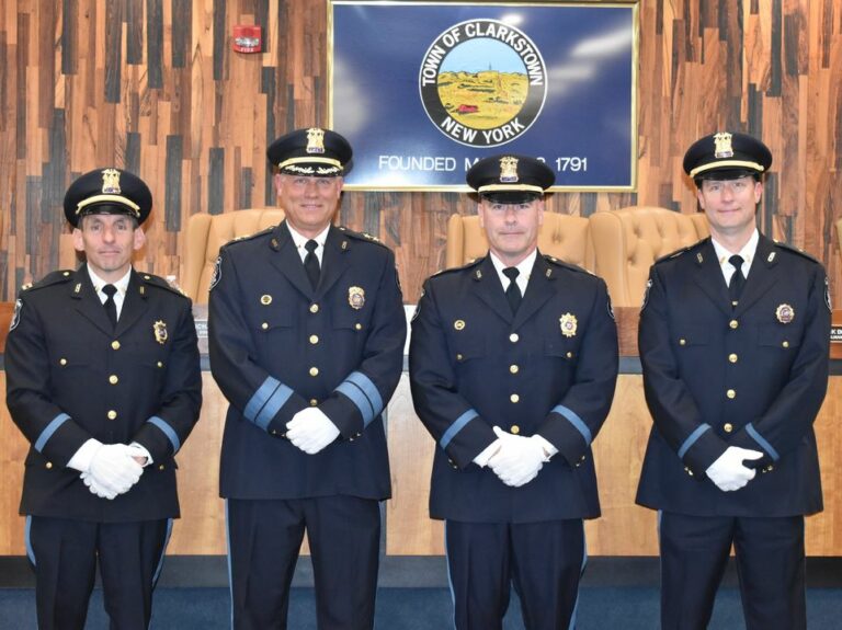 Clarkstown police department announces promotions of captain and lieutenant - photo licensed by shore news network.