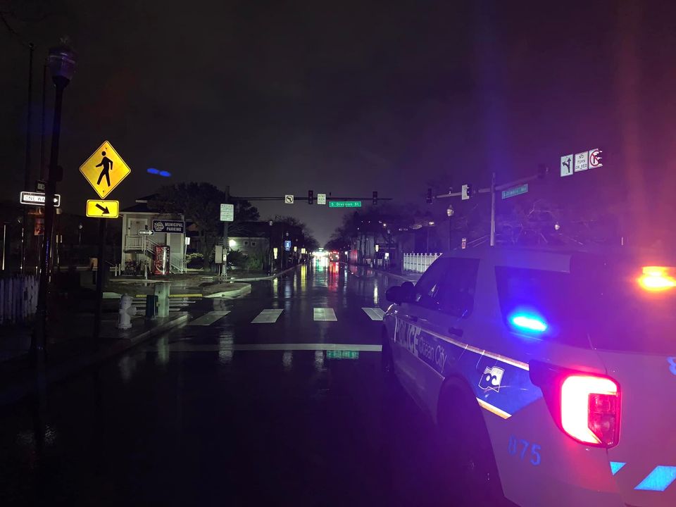 Downtown Ocean City goes dark after passing storm