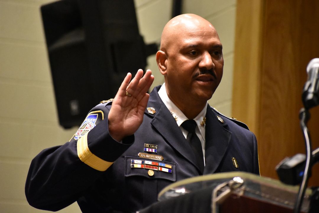 Baltimore County Police Department Swears In First African-American Police Chief