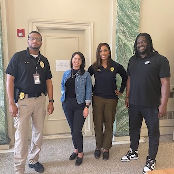 Leaders in Training meet with county law enforcement officials