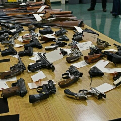 Community gun buyback in peekskill collects 66 firearms - photo licensed by shore news network.