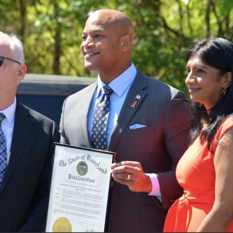 Maryland governor emphasizes importance of work zone safety - photo licensed by shore news network.