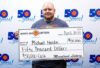 Hagerstown man wins $50,000 cash prize playing scratch-off game