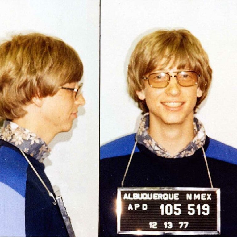 Mugshots of the Rich and Famous: Bill Gates